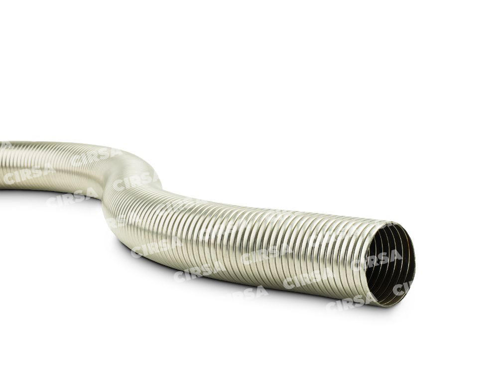 TUBERIA FLEXIBLE ENGARGOLADA EN ACERO INOXIDABLE 316